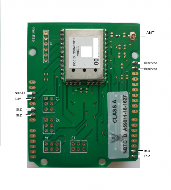 iM980A (iMAS923TH) Arduino Mega / Nucleo shield