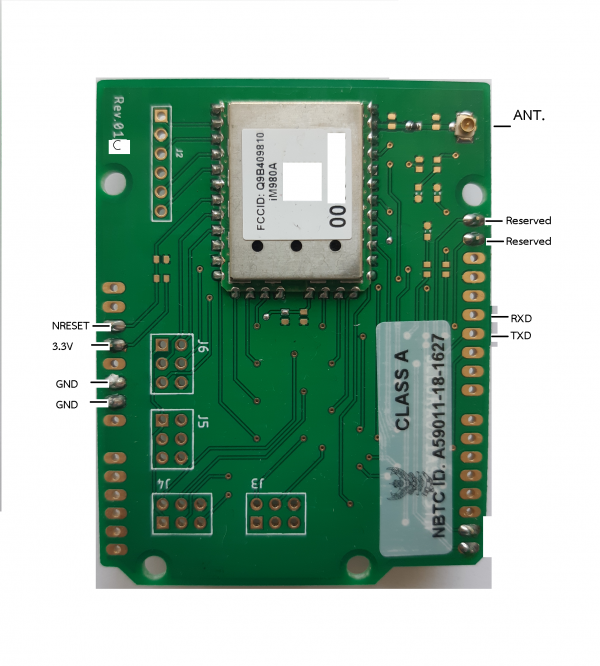 iM980A (iMAS923TH) Arduino Mega / Nucleo shield - Image 2